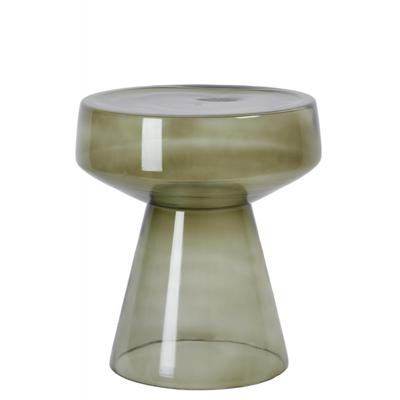 Light & Living Ronde Bijzettafel 'Dakwa' 37cm, kleur Grijs/Groen