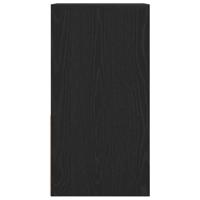 Nachtkastje met lade 35x34x66,5 cm zwart eikenkleurig - thumbnail