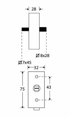 DK Mech. SKG rechthoek afsluitb. MGO