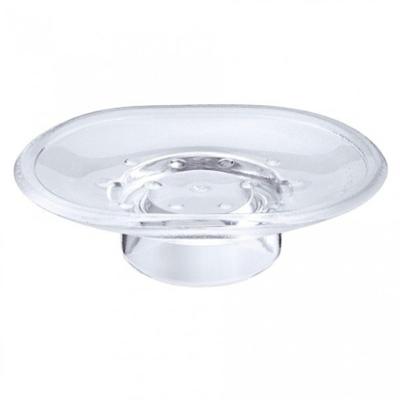 Hansgrohe Atoll Zeepschaal Helder Glas Chroom 40033000 Hansgrohe Atoll Zeepschaal Helder Glas Chroom 40033000