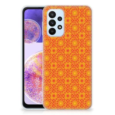 Samsung Galaxy A23 | TPU bumper | Batik Oranje Samsung Galaxy A23 | TPU bumper | Batik Oranje