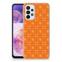 Samsung Galaxy A23 | TPU bumper | Batik Oranje - thumbnail