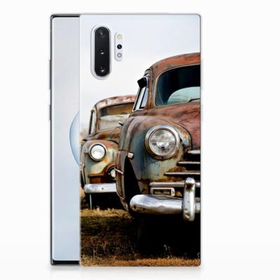 Samsung Galaxy Note 10 Plus | Siliconen hoesje | met foto Vintage Auto