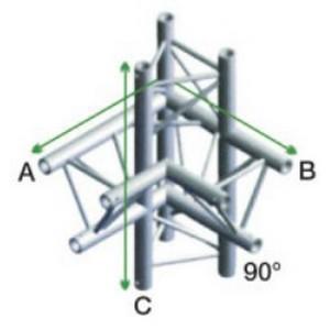 MILOS Milos Pro-30 Triangle P Truss - up/down, left-71 cm