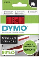 Labeltape dymo labelmanager d1 polyester 19mm rood - thumbnail