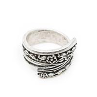 Verstelbare Bohemian Ring Bloemen - thumbnail