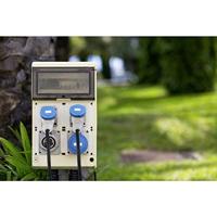 Sygonix SY-5244052 Stroom Verlengkabel 16 A Zwart 10 m H07RN-F 3G 2,5 mm² Weerbestendig, Geschikt voor buiten - thumbnail