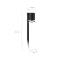 Philips LED 8720169265561 Fyce Tuinlamp op zonne-energie LED 1.5 W Zwart - thumbnail