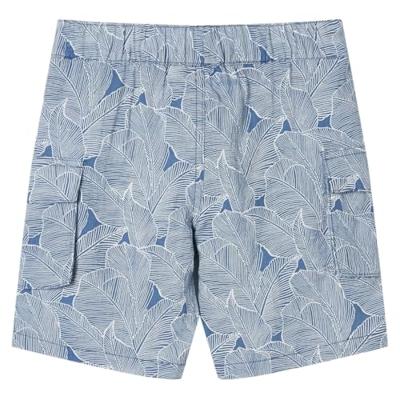Kindershorts met trekkoord 116 donkerblauw - thumbnail