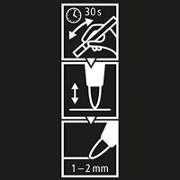 Acrylmarker stabilo free acrylic t100 wit - thumbnail