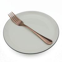 2 stuks cake fruit vork diner salade servies roestvrijstalen vork (Rose goud) - thumbnail