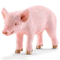 Schleich farm world biggetje staand 13783 - thumbnail