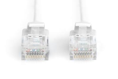 Digitus DK-1617-010S RJ45 Netwerkkabel, patchkabel CAT 6 U/UTP 1.00 m Grijs Halogeenvrij, Vlambestendig, Flexibel, Onafgeschermd 1 stuk(s)