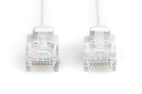 Digitus DK-1617-010S RJ45 Netwerkkabel, patchkabel CAT 6 U/UTP 1.00 m Grijs Halogeenvrij, Vlambestendig, Flexibel, Onafgeschermd 1 stuk(s) - thumbnail