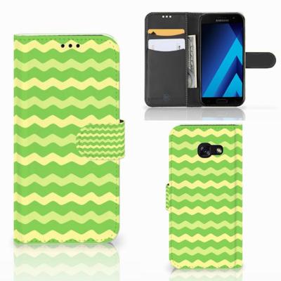 Samsung Galaxy A5 2017 | Telefoon Hoesje | Waves Green Samsung Galaxy A5 2017 | Telefoon Hoesje | Waves Green