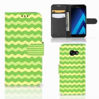 Samsung Galaxy A5 2017 | Telefoon Hoesje | Waves Green - thumbnail