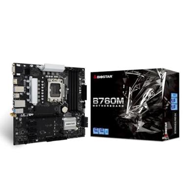 BioStar B760MX2-E Pro D4 Moederbord Socket Intel LGA 1700 Vormfactor ATX Moederbord chipset Intel® B760