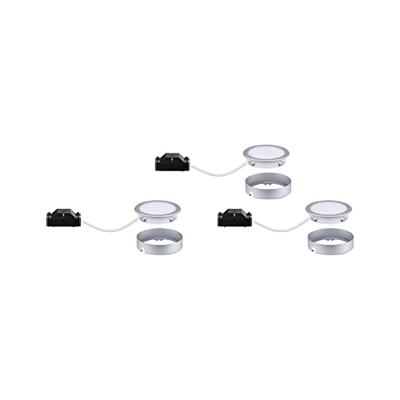 Paulmann 93092 LED-kastlamp LED 10.5 W Chroom (mat) Paulmann 93092 LED-kastlamp LED 10.5 W Chroom (mat)