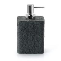 Zeepdispenser Sapho Aries Vrijstaand 350 ML Polyresin Antraciet - thumbnail