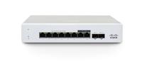 Cisco Meraki MS130-8P Cloud managed switch - 8X 1GbE + 2 SFP, PoE + (120 W), Compact - thumbnail