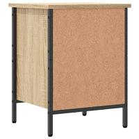 VidaXL Schoenenkast 38x35x50 cm bewerkt hout sonoma eikenkleurig - thumbnail