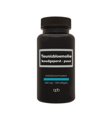 APB Holland Teunisbloemolie koudgeperst puur 500mg 100 Softgels APB Holland Teunisbloemolie koudgeperst puur 500mg 100 Softgels