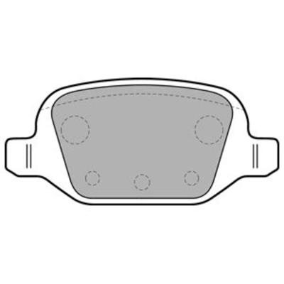 Remblokkenset, schijfrem LP1678