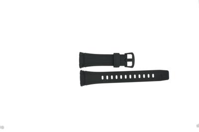 Horlogeband Casio WVA-109HE / 10283660 Kunststof/Plastic Zwart 23mm Horlogeband Casio WVA-109HE / 10283660 Kunststof/Plastic Zwart 23mm