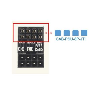 8 Pin Graphic Card PSU Port 180 Turning Adapter F/M, in 8 Pin Graphic Card PSU Port 180 Turning Adapter F/M, in