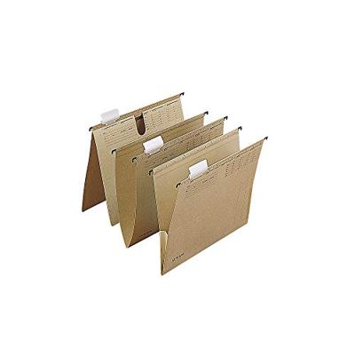 Hangmap Leitz - Alpha - A4 - V-bodem - Met balgen aan de zijkanten - Bruin