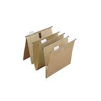 Hangmap Leitz - Alpha - A4 - V-bodem - Met balgen aan de zijkanten - Bruin - thumbnail