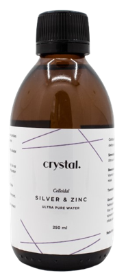 Crystal Colloidaal Zilver & Zink Ultra Pure Water Crystal Colloidaal Zilver & Zink Ultra Pure Water
