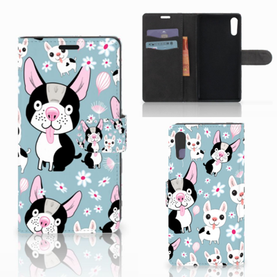 Sony Xperia XZ | Sony Xperia XZs | Telefoonhoesje | Met pasjeshouder | Hondjes