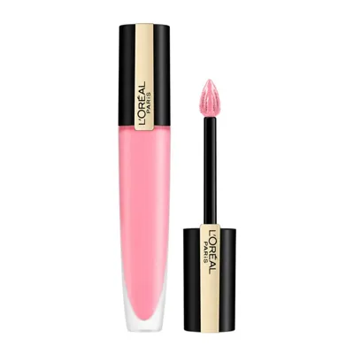 L’Oréal Paris Make-Up Designer Rouge Signature Lipstick - 109 I Savor - Roze - Matte Vloeibare Lippenstift - 7 ml