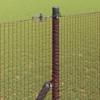 Gelaste draadhek Rood 1.5 x 25 m Staal - thumbnail