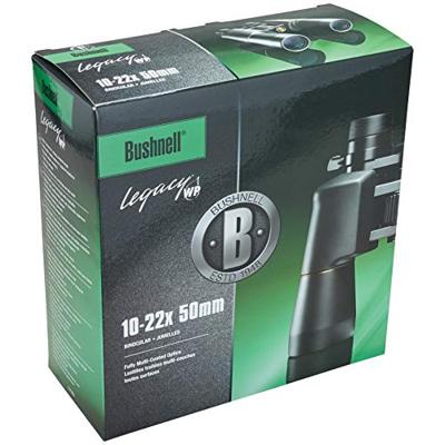Bushnell - Legacy - Binocolo 10-22x50 - Nero - Porro Prisma - Resistente all'acqua - Zoom - Compatto - per la Vela - resiste a tutte le condizioni atmosferiche -121225