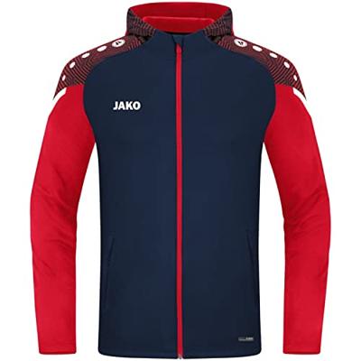 JAKO 6822 Jas Met Kap Performance - Marine/Rood - 4XL