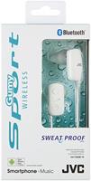 JVC HA-F250BT Bluetooth sporthoofdtelefoon in-ear In het oor wit - thumbnail