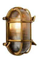 Lucide DUDLEY - Wandlamp Binnen/Buiten - 1xE27 - IP65 - Mat Goud / Messing - thumbnail