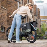 UrbanProof Urban proof dubbele fietstas 40l grijs - thumbnail