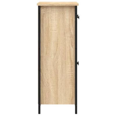 Dressoir 70x30x80 cm bewerkt hout sonoma eikenkleurig Dressoir 70x30x80 cm bewerkt hout sonoma eikenkleurig