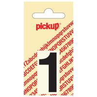 Deco cijfer 1 helvetica zwart 40 mm Pickup - Pickup - thumbnail