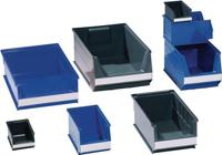 Lockweiler magazijnbak | l160/140xb100xh75 mm | pe-regeneraat grijs | 25 stuks - 19100514 19100514 - thumbnail