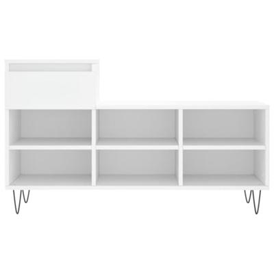 VidaXL Schoenenkast 102x36x60 cm bewerkt hout wit