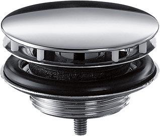 Hansgrohe afvoergarnituur niet afsluitbaar, voor wastafels, chroom