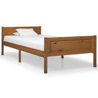 Bedframe massief grenenhout honingbruin 100x200 cm - thumbnail