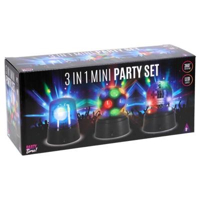 Party Time Mini Disco LED Lampen Set Party Time Mini Disco LED Lampen Set
