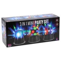 Party Time Mini Disco LED Lampen Set - thumbnail