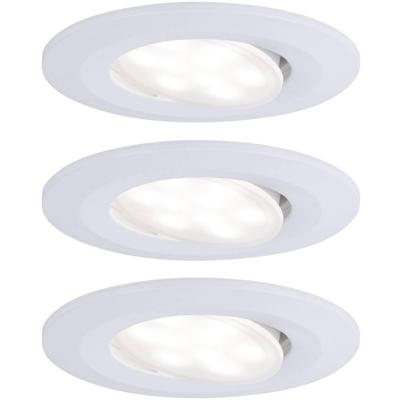 Paulmann Calla LED-inbouwlamp voor badkamer Set van 3 stuks 19.5 W IP65 Wit (mat) Paulmann Calla LED-inbouwlamp voor badkamer Set van 3 stuks 19.5 W IP65 Wit (mat)