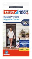 tesa Fliegengitter 55374-00000-00 Magneetgordijn (b x h) 0.80 m x 2.00 m Antraciet 1 stuk(s) - thumbnail